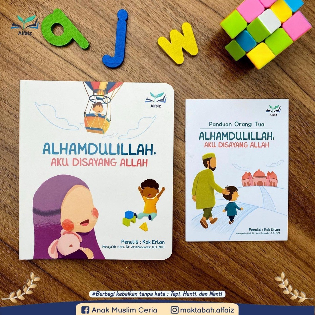 Alhamdulillah, Aku Disayang Allah (Boardbook) + Bonus Buku Panduan Orang Tua