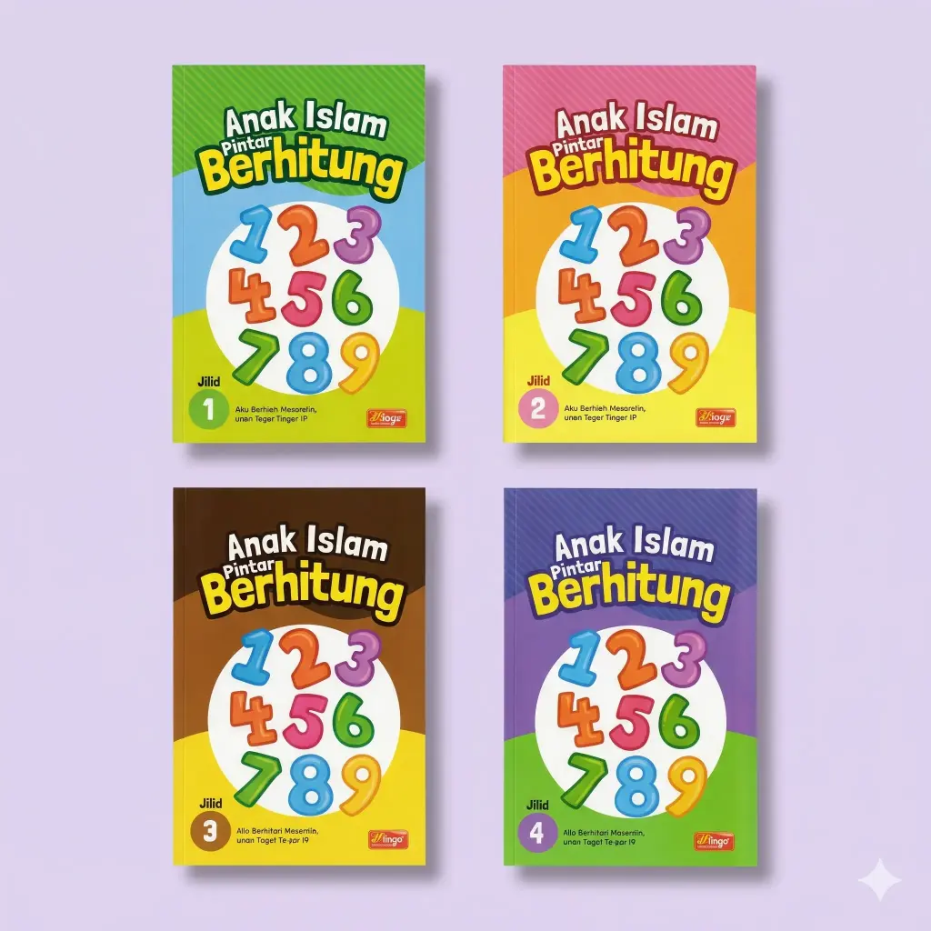 Anak Islam Pandai Berhitung 1-4 (Set)