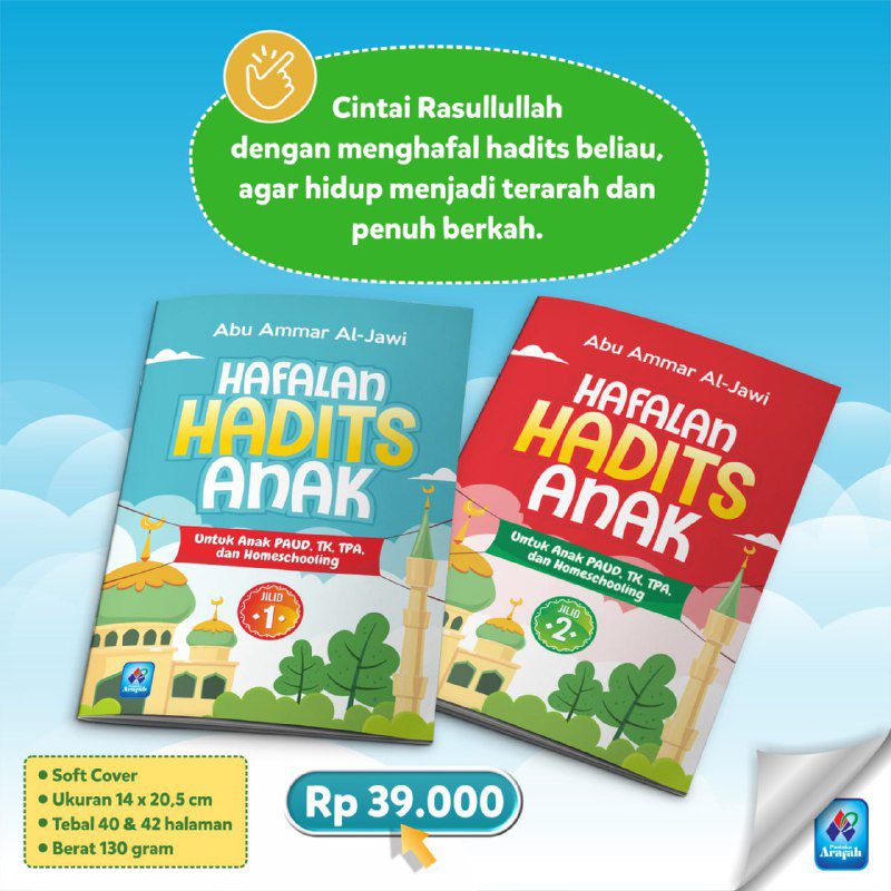 Hafalan Hadits Anak Jilid 1 & 2 (Set), Pustaka Arafah (Tahap 2)