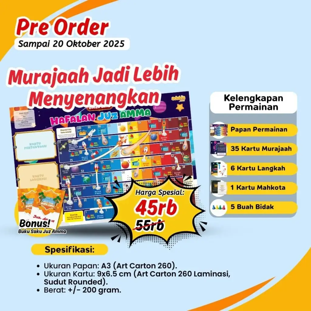 Islamic Educational Ladder & Slider: Serial Hafalan Juz 30