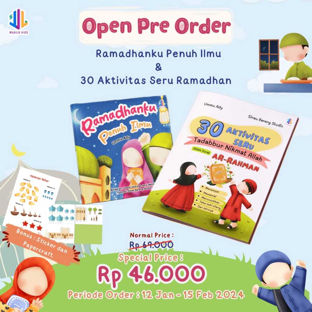 30 Aktivitas Seru & Ramadhanku Penuh Ilmu, Maalik Kids