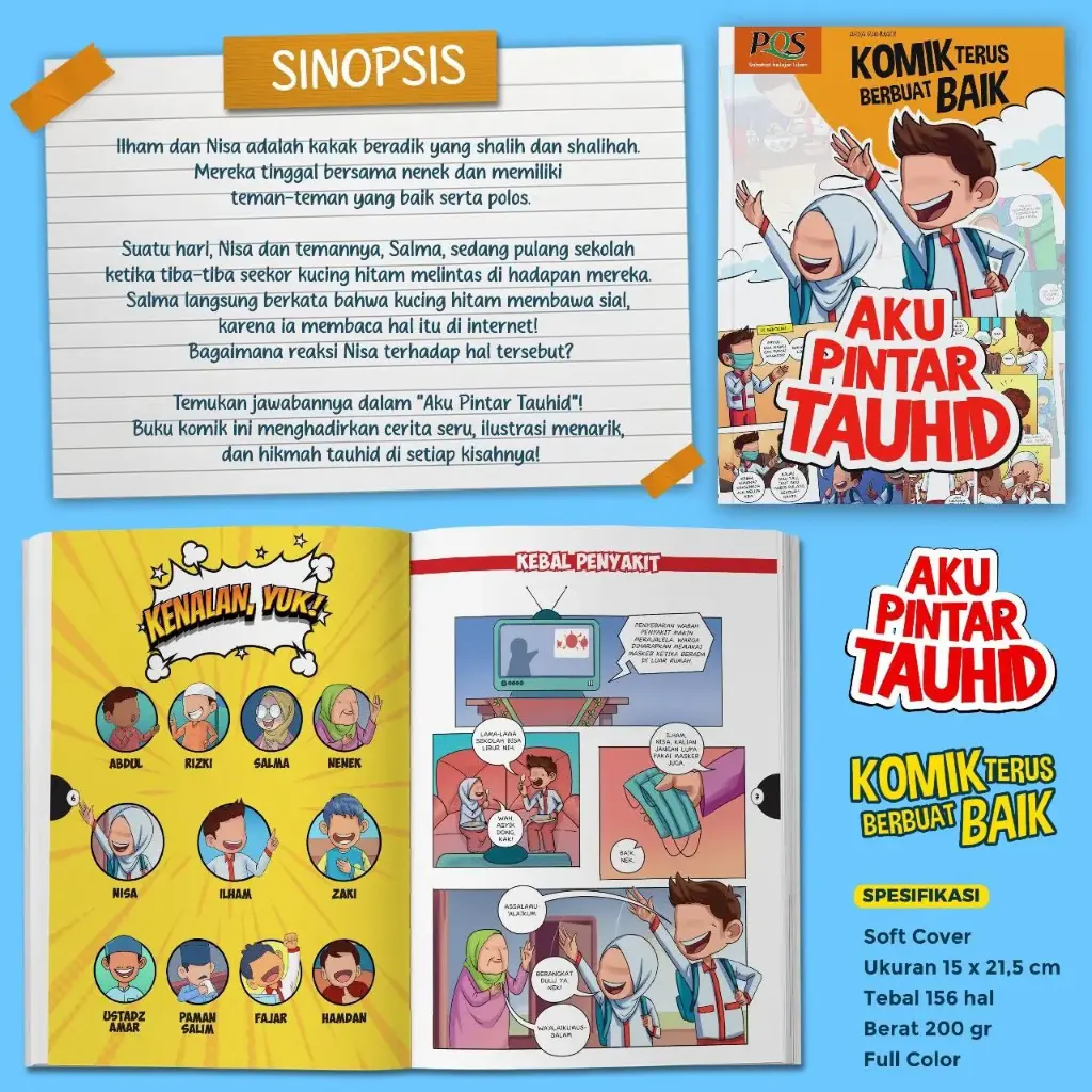 Komik Aku Pintar Tauhid, PQS