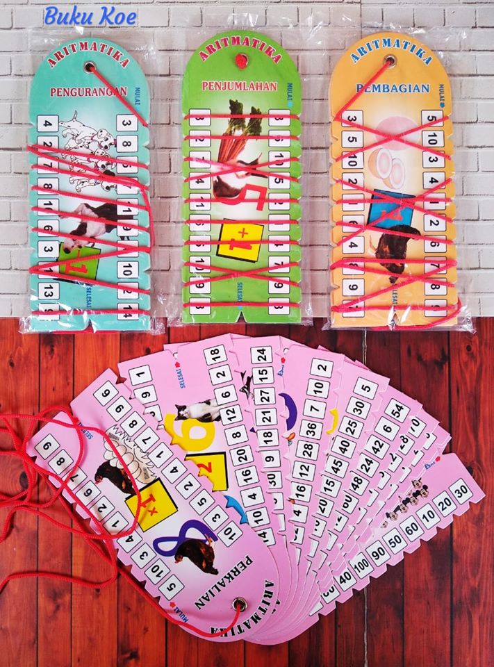 Mainan Set Aritmatika (Penjumlahan, Pengurangan, Perkalian, Pembagian) ada cacat produk