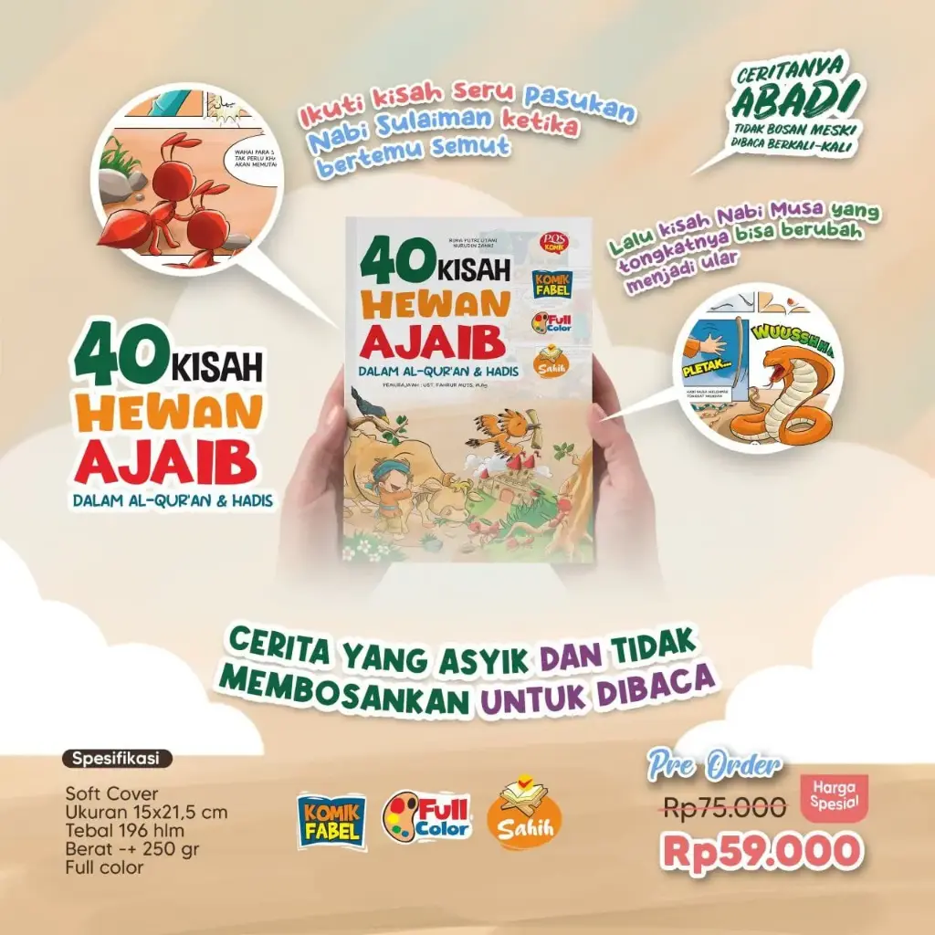 40 Kisah Hewan Ajaib Dalam Al-Qur'an Dan Hadis, PQS