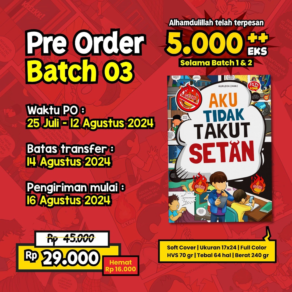 Komik Aku Tidak Takut Setan, PQS