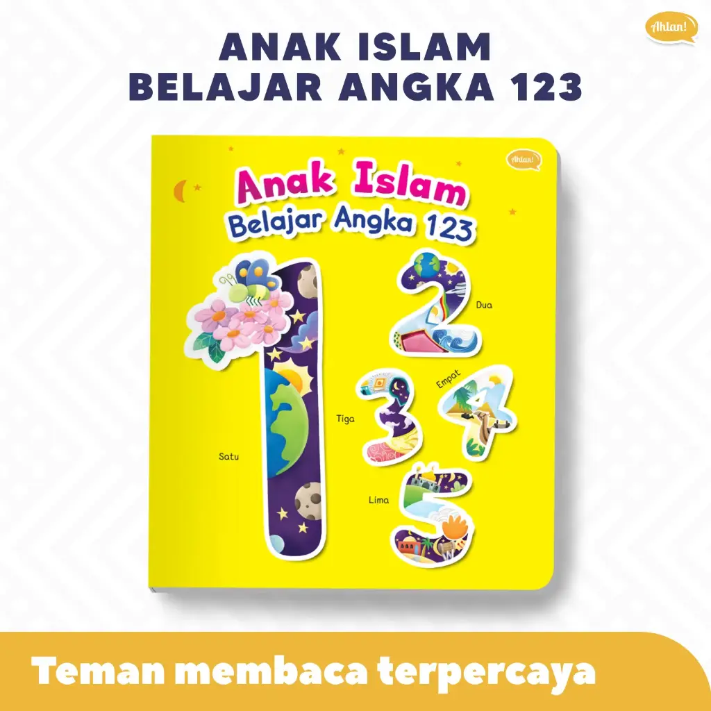 Anak Islam Belajar Angka 123 (Boardbook), Ahlan