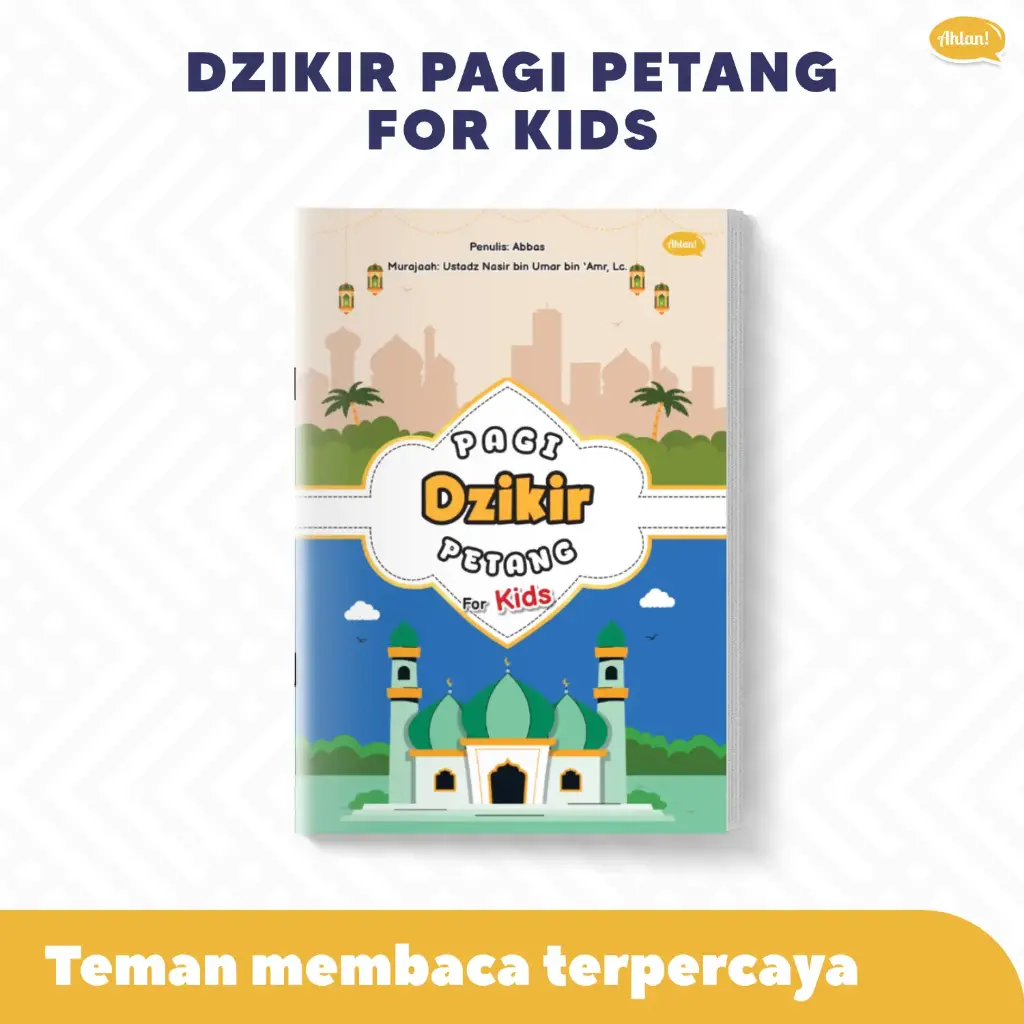 Bonus Dzikir Pagi Petang For Kids (Warna Coklat), Ahlan