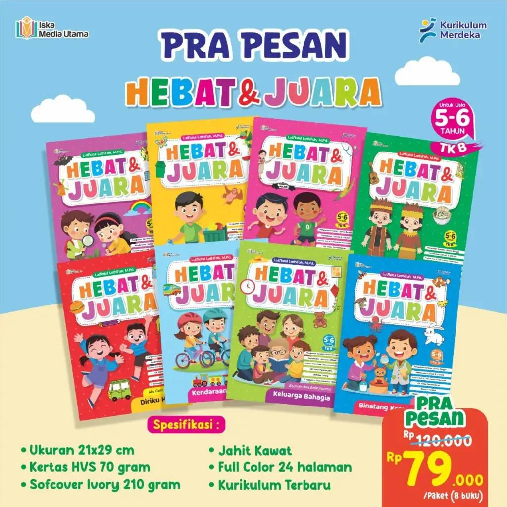 Paket Hebat dan Juara (isi 8 Buku)