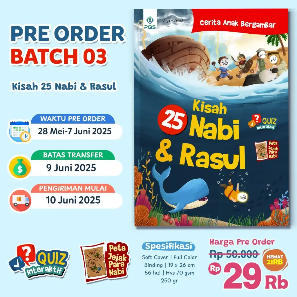 25 Kisah Nabi & Rasul (Softcover), PQS