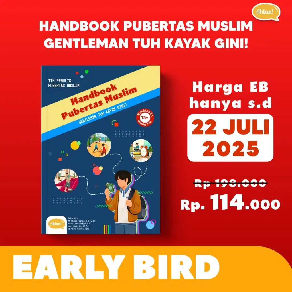 [EB] Handbook Pubertas Muslim Gentleman Tuh Kaya Gini! + Bonus Buku Baligh di Pesantren (Cetakan Ke-4), Ahlan 