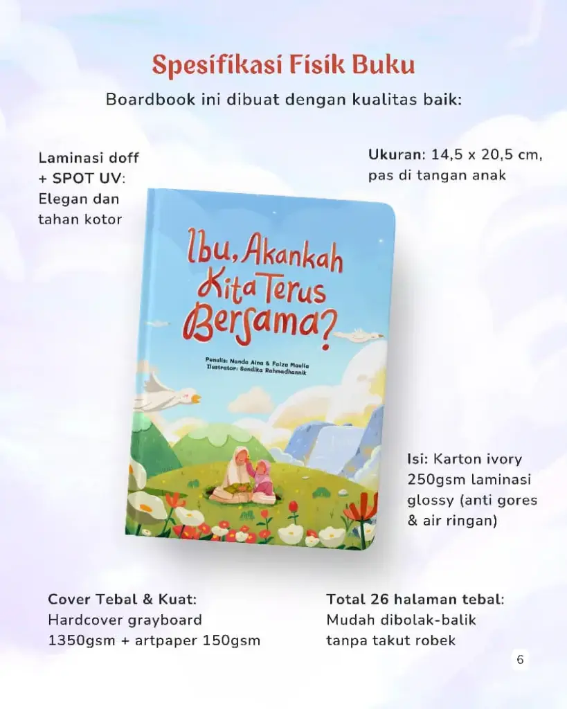 Ibu, Akankah Kita Terus Bersama? (Boardbook), Tasmim Kids