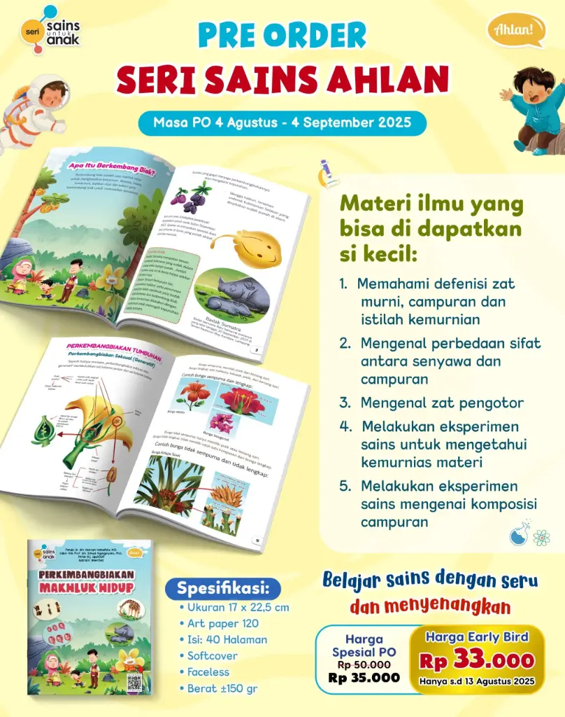 [EB] Seri Sains Anak: Perkembangbiakkan Makhluk Hidup, Ahlan