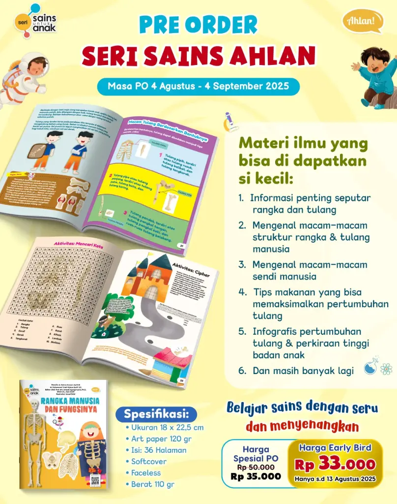 [EB] Seri Sains Anak: Rangka Manusia Dan Fungsinya, Ahlan