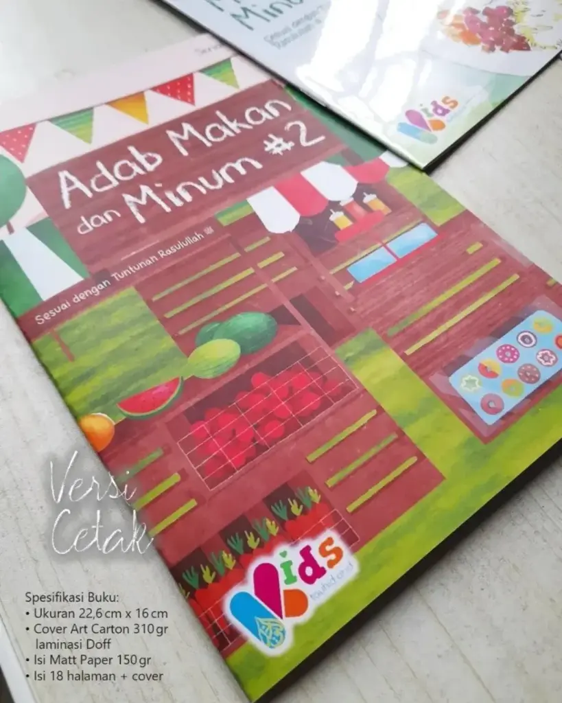 Adab Makan dan Minum Jilid 2, Tauhid Kids