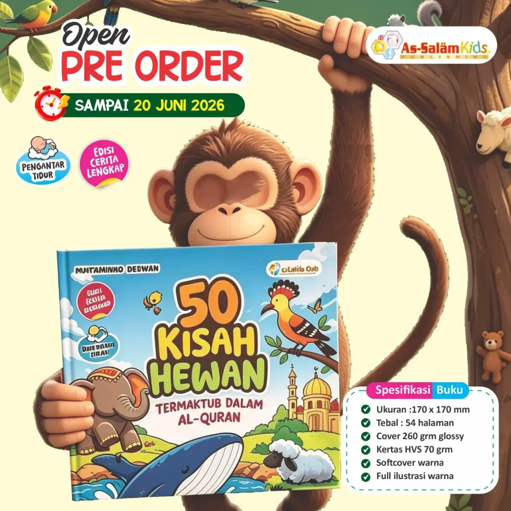 50 Kisah Hewan yang Termaktub, As-Salam Kids