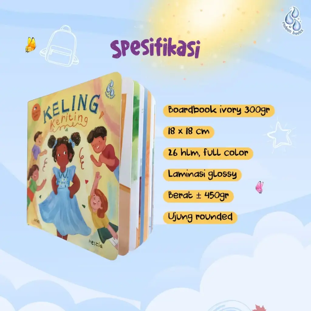 Boardbook Keling Keriting, Embun Books
