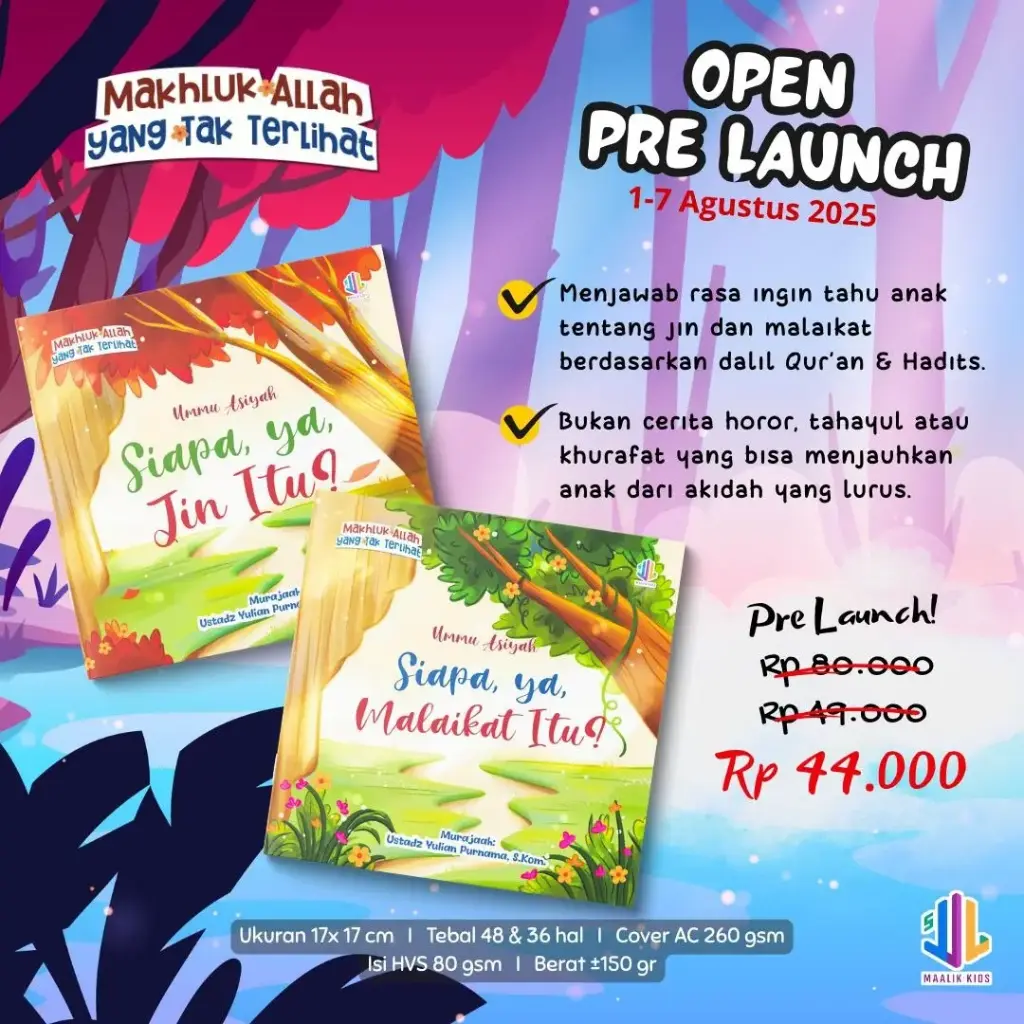 {Pre Launch} Seri Makhluk Allah yang Tak Terlihat, Maalik Kids