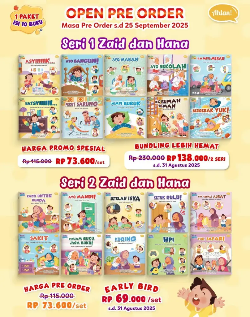 {Bundling} Zaid dan Hana (Seri 1&2), Ahlan