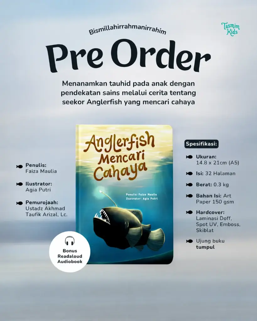 Anglerfish Mencari Cahaya (Boardbook), Tasmim Kids