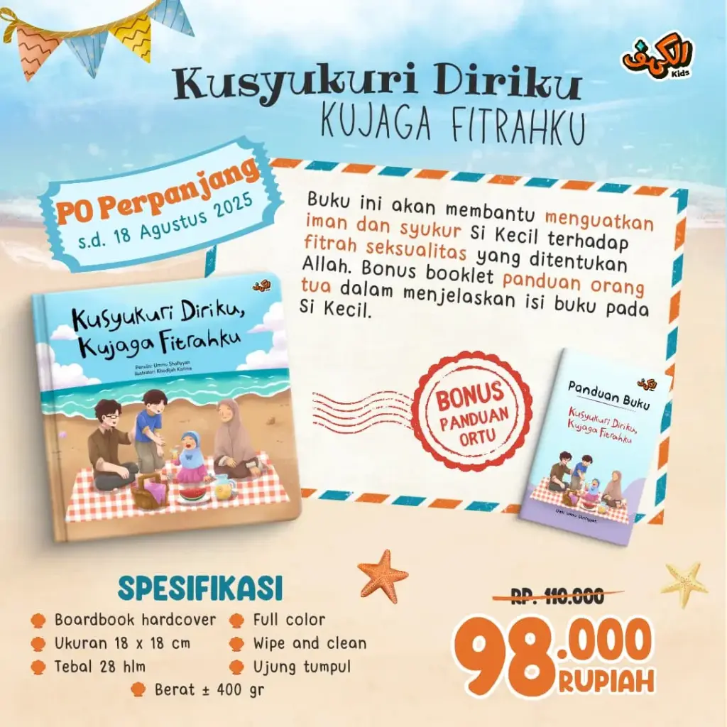 Kusyukuri Diriku, Kujaga Fitrahku (Boardbook), Al-Kahfi Kids