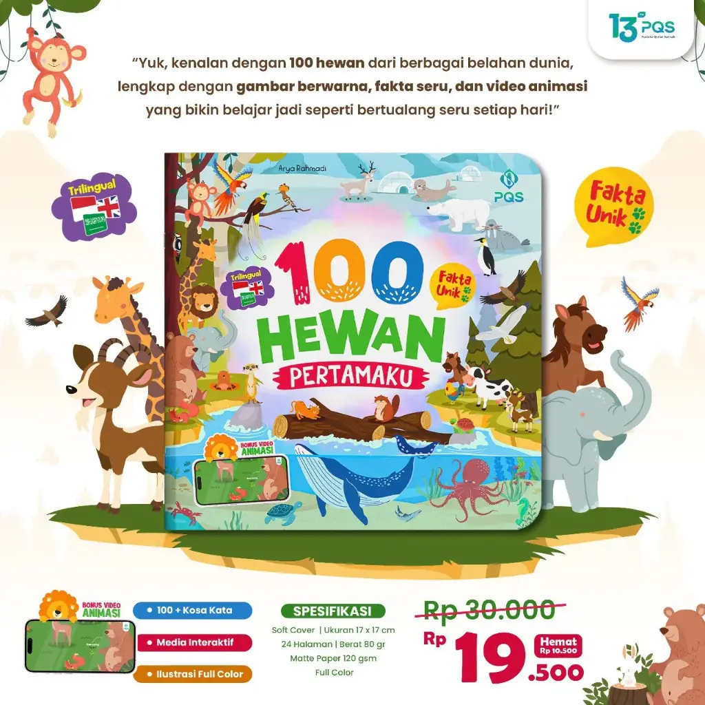 100 Hewan Pertamaku, PQS