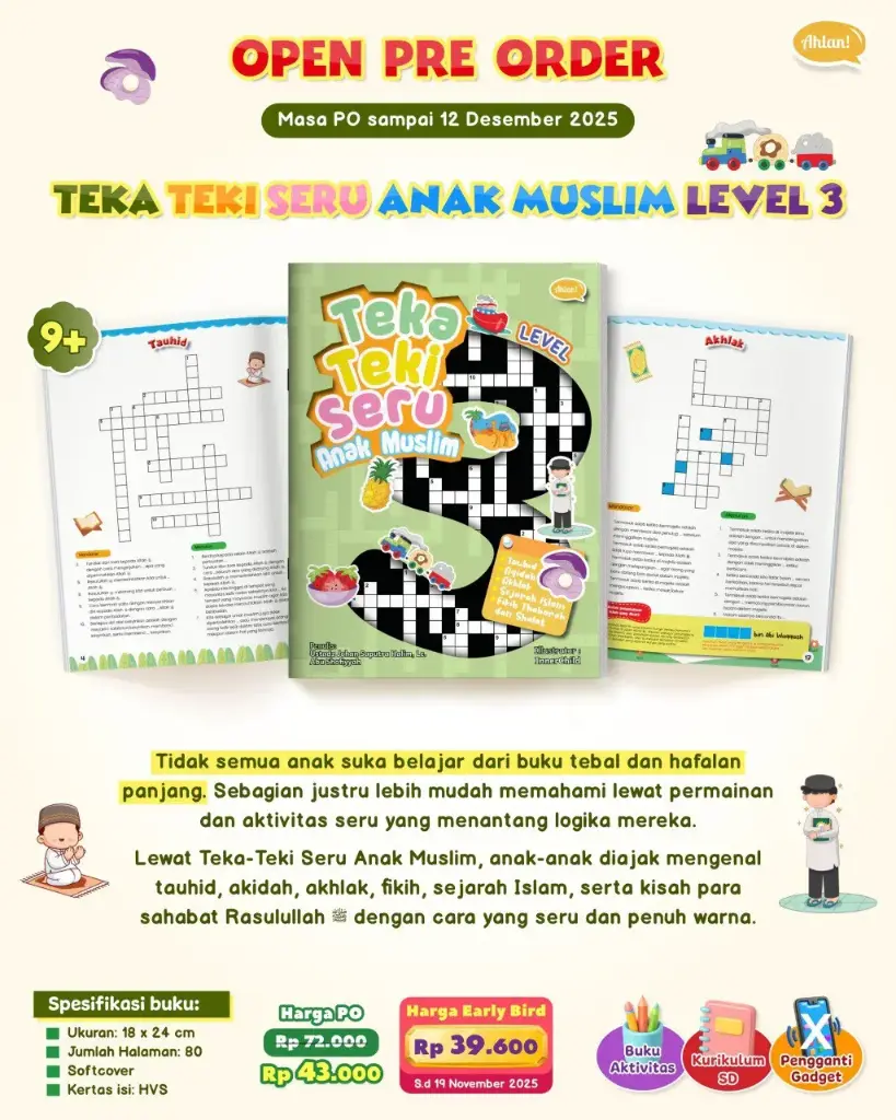 {EB} Teka-Teki Seru Anak Muslim Level 3, Ahlan