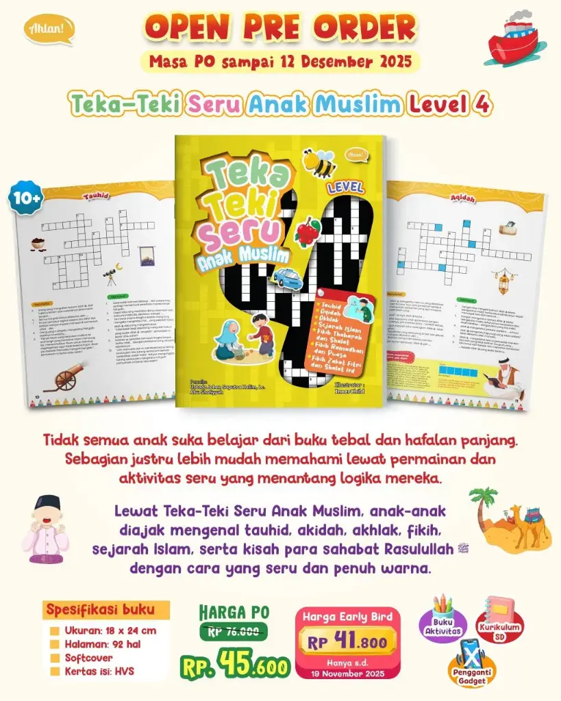 {EB} Teka-Teki Seru Anak Muslim Level 4, Ahlan