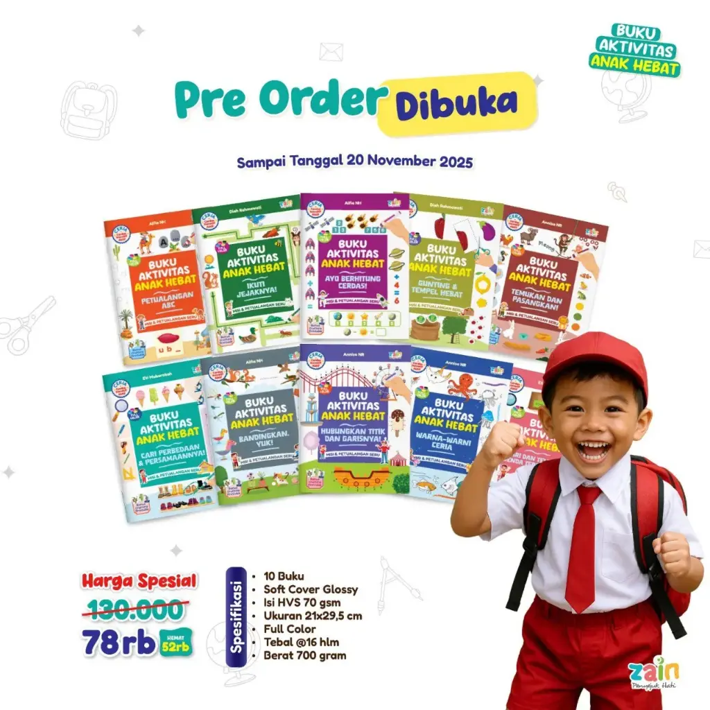 Paket Seri Aktivitas Anak Hebat, Zain