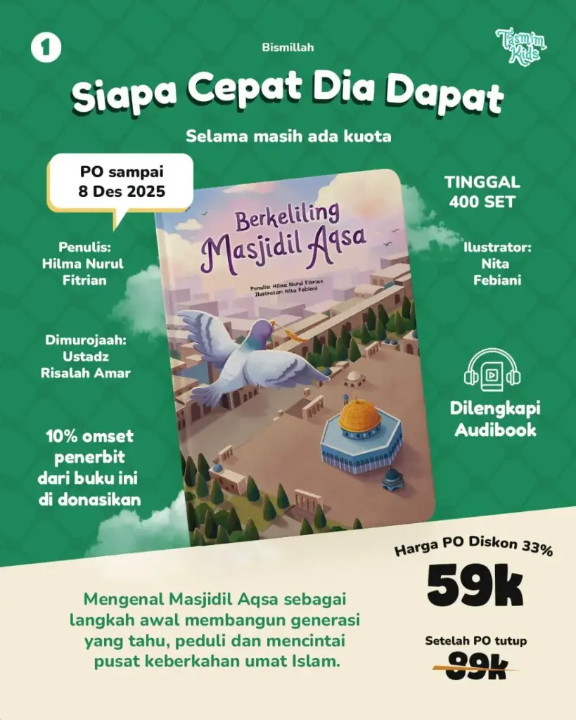 Berkeliling Masjidil Aqsa (Hardcover), Tasmim Kids