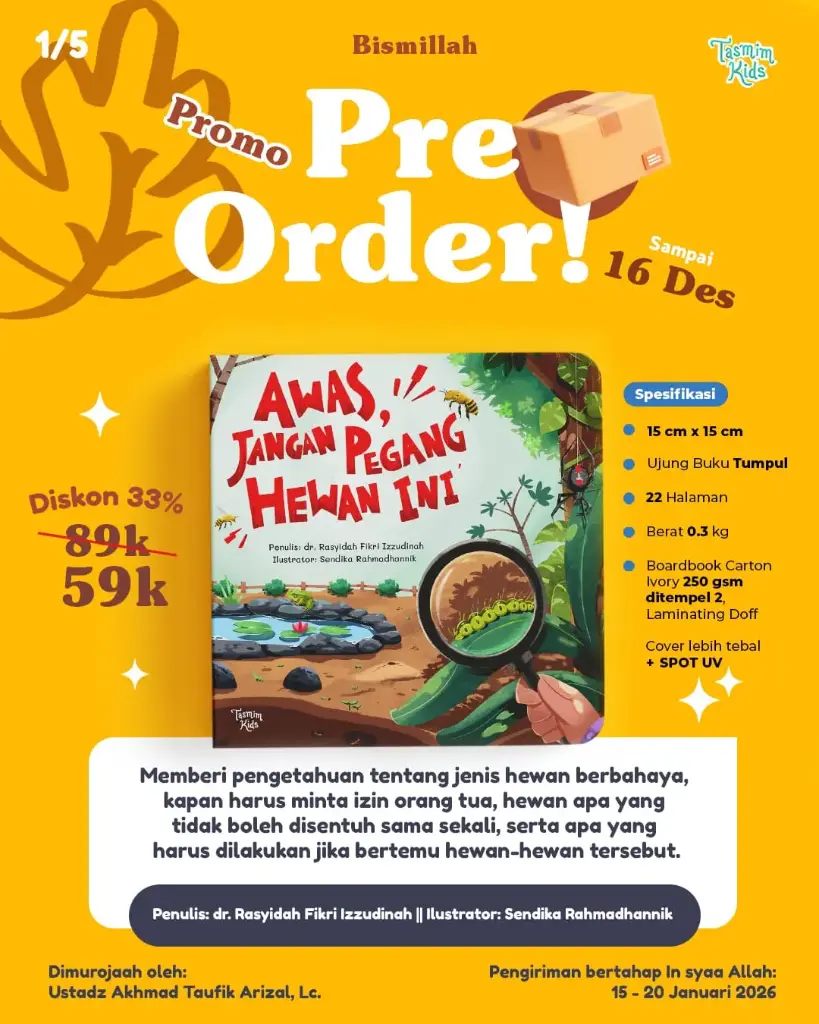 Awas, Jangan Pegang Hewan Ini (Boardbook), Tasmim Kids