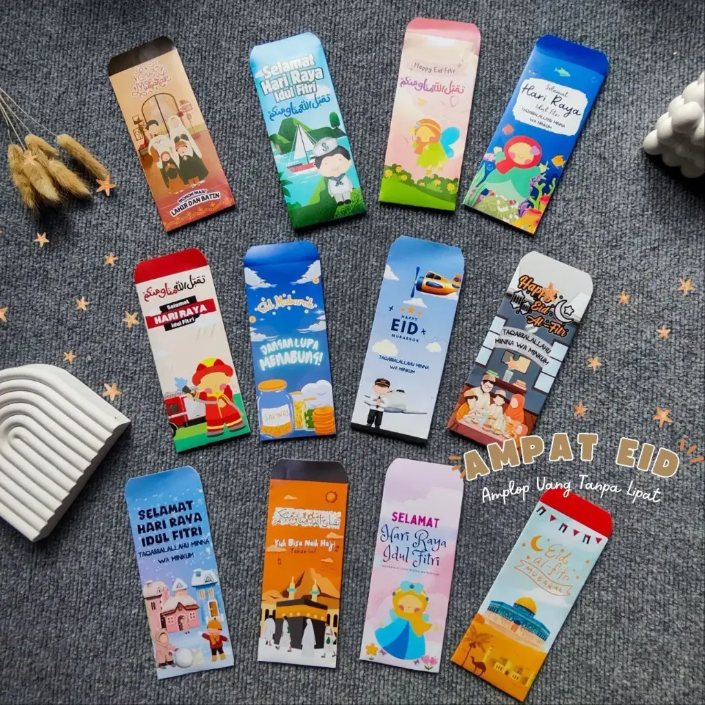 Amplop Ampat (Tanpa Dilipat)