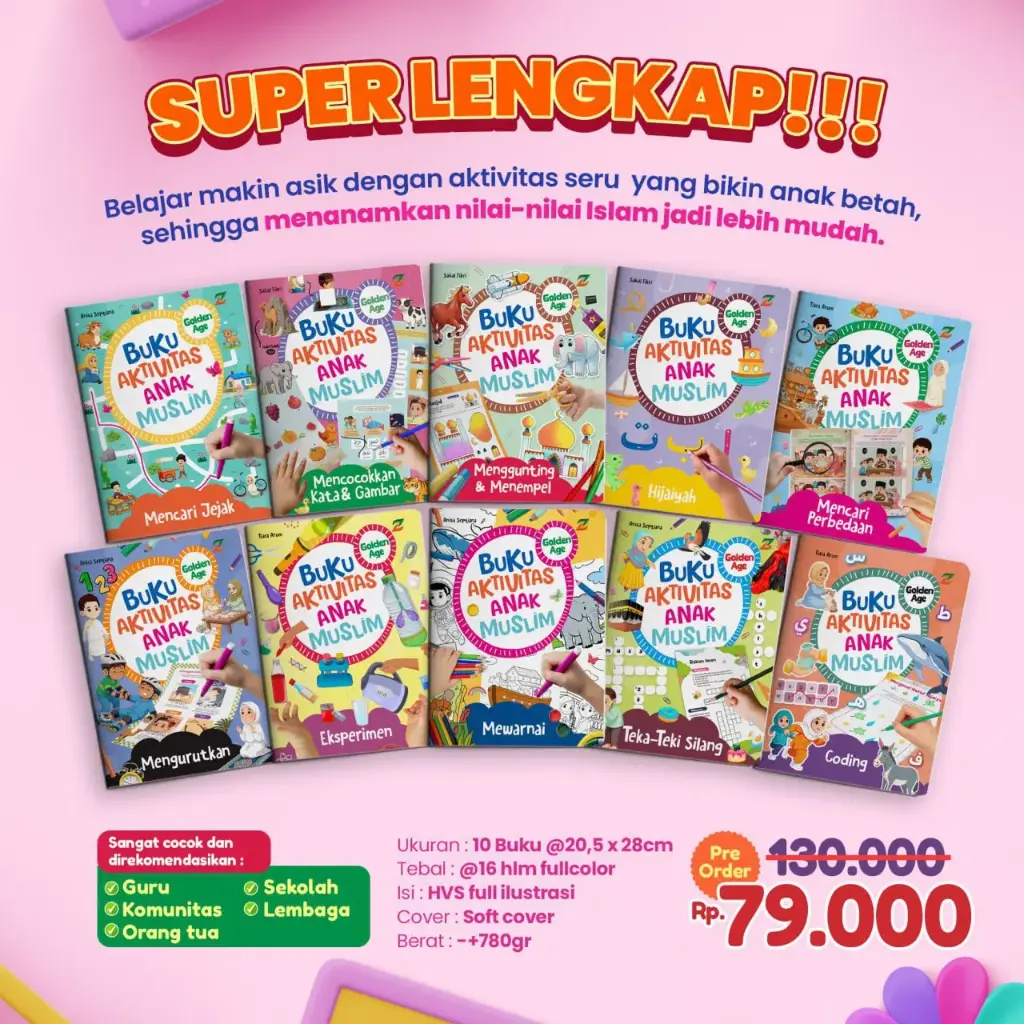 Paket Buku Aktivitas Anak Muslim, Ziyad