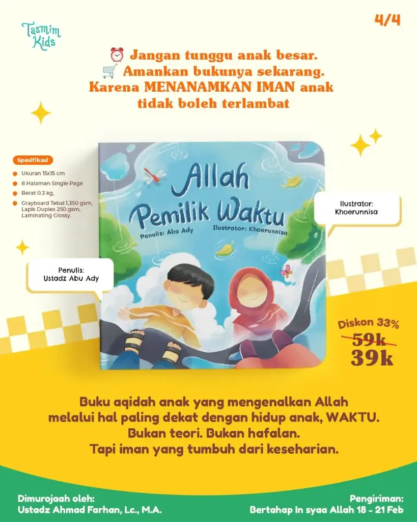 Allah Pemilik Waktu (Boardbook), Tasmim Kids