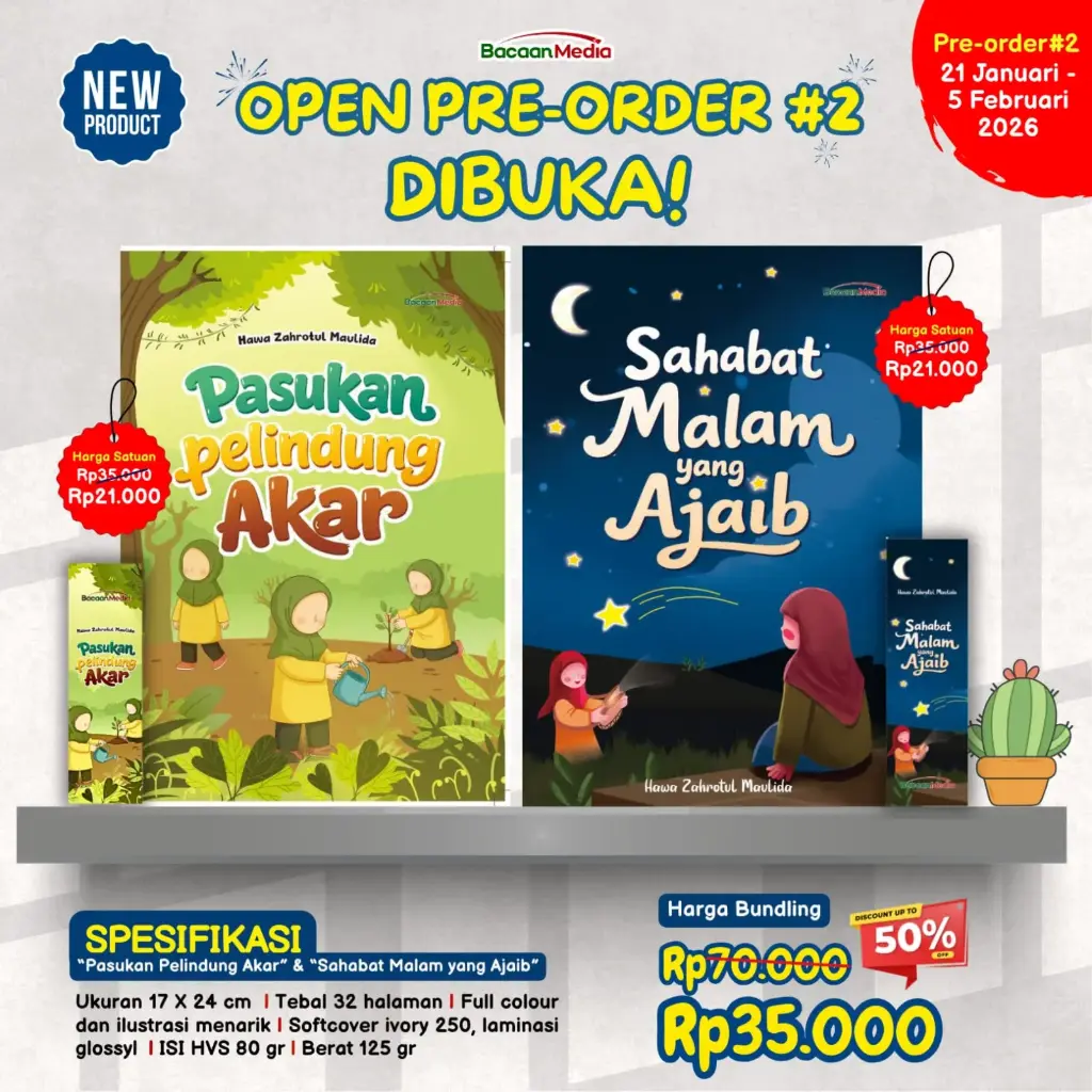 Bundling Pasukan Pelindung Akar & Sahabat Malam yang Ajaib , Bacaan Media