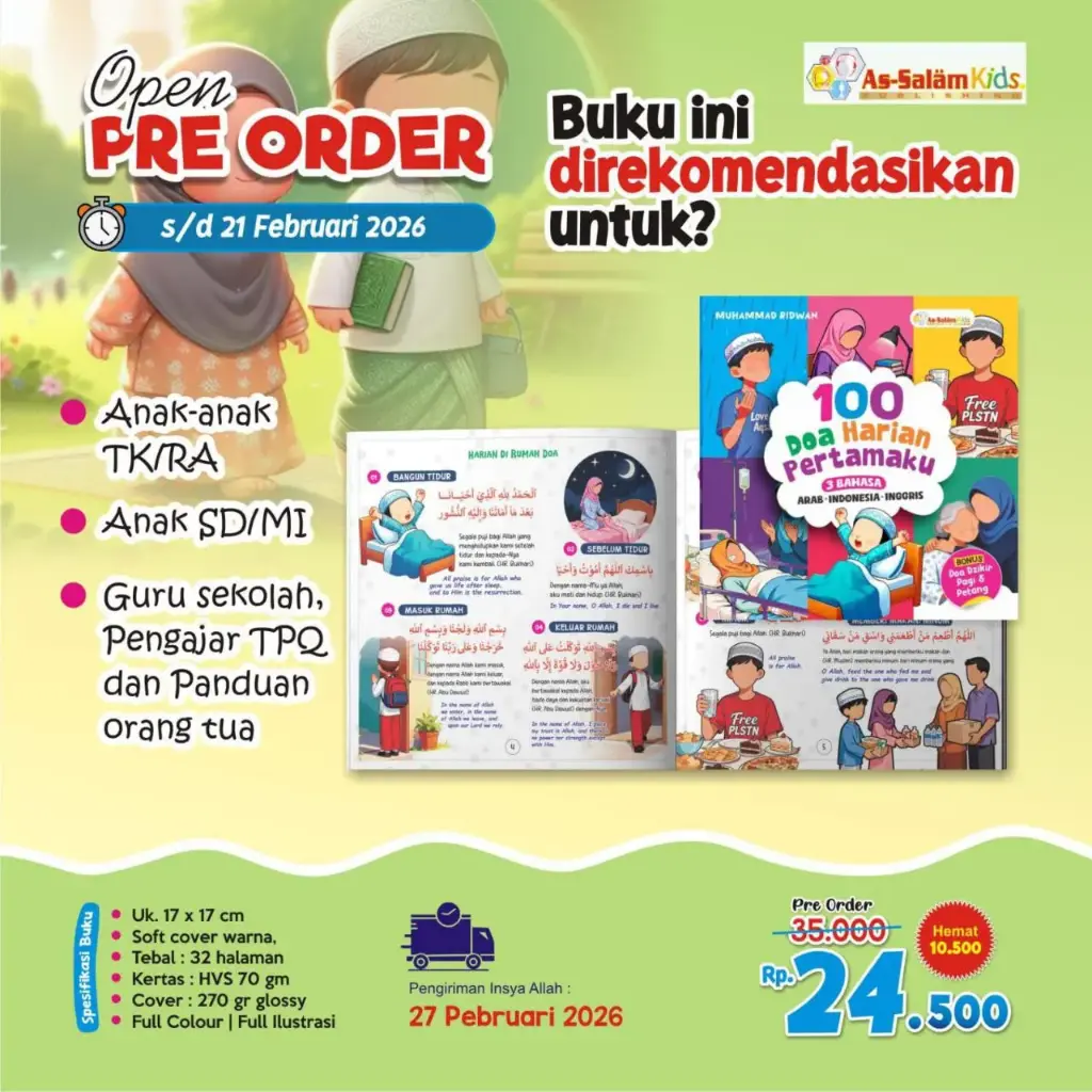 100 Doa Harian Pertamaku (3 Bahasa), As-Salam Kids