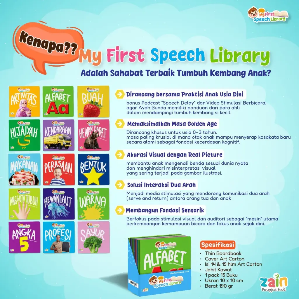 My First Speech Library, Zain