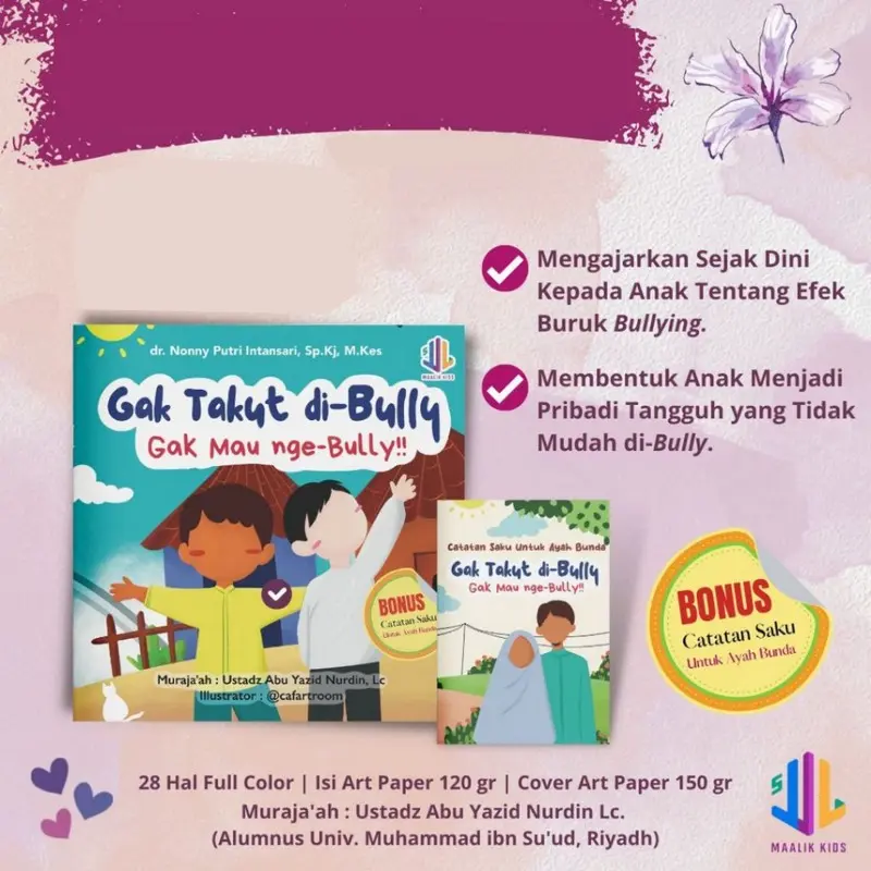 (PO) Gak Takut di-Bully (Gak Mau nge-Bully!!), Maalik Kids