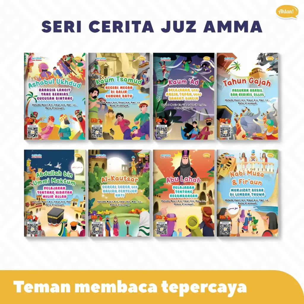 Seri Cerita Juz Amma (1 set 8 Buku), Ahlan