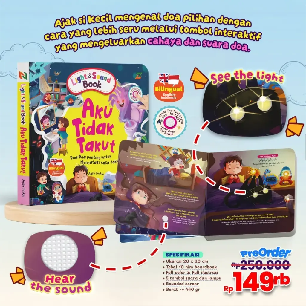 Light & Sound Book: Aku Tidak Takut, Ziyad