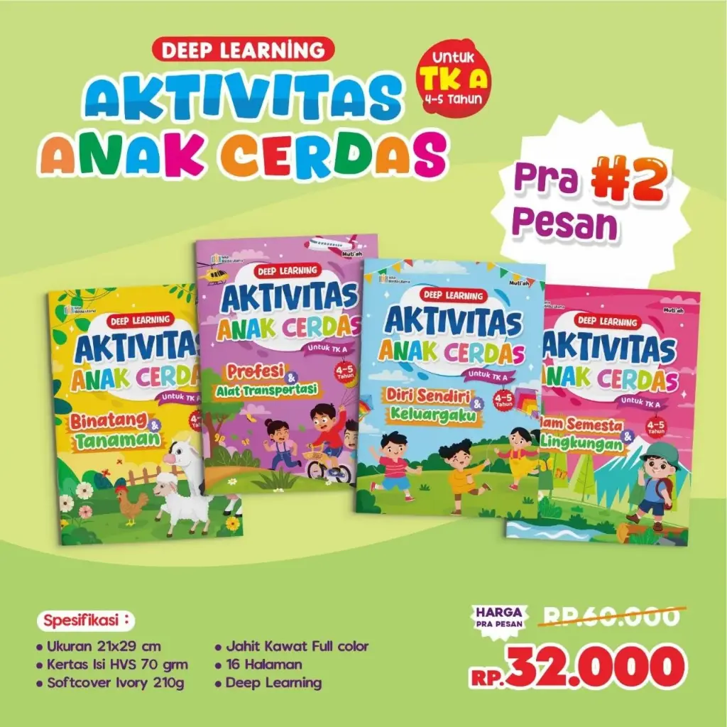 Deep Learning Aktivitas Anak Cerdas Untuk TK A