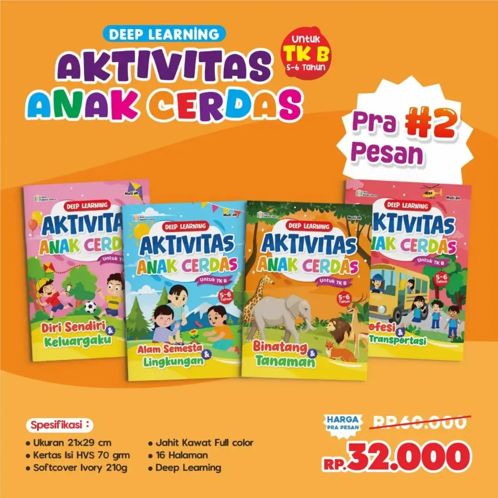 Deep Learning Aktivitas Anak Cerdas Untuk TK B