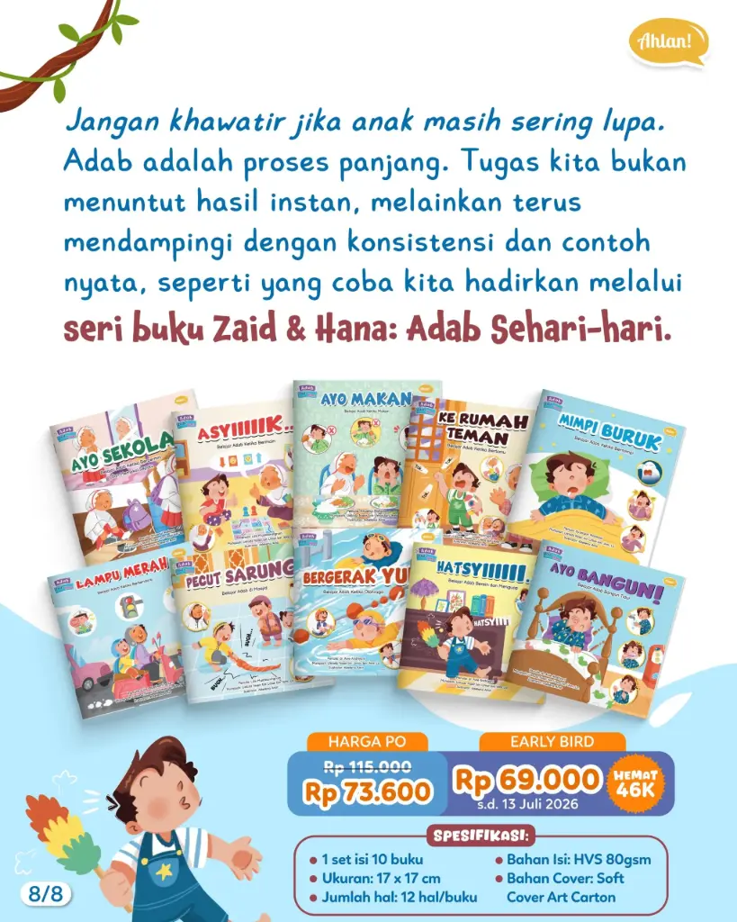 {Early Bird} Paket 1 Seri Zaid & Hana, Ahlan