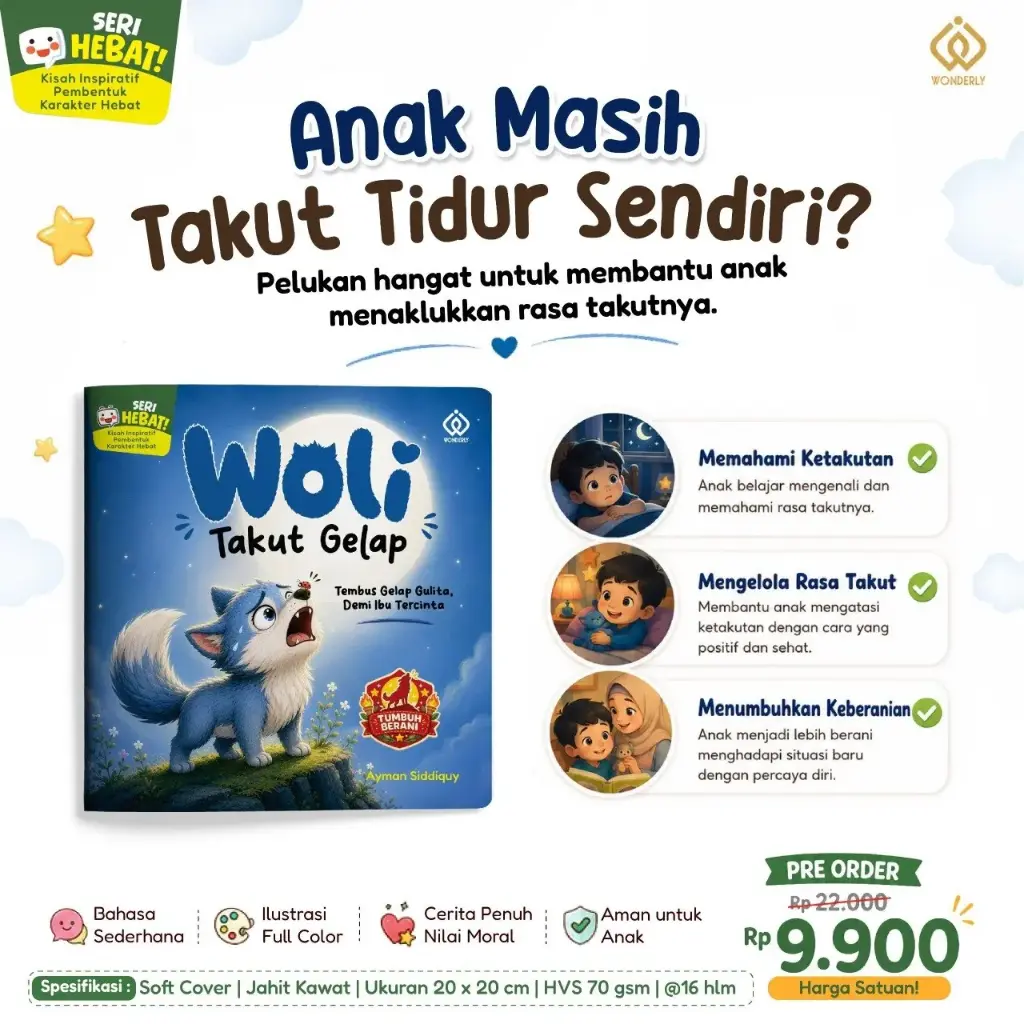 Seri Hebat! Woli Takut Gelap