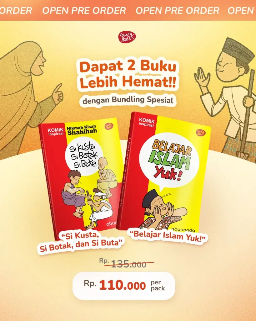 Bundling 2 Buku (Si Kusta, Botak, Buta + Belajar Islam, Yuk) Sawo Kecik