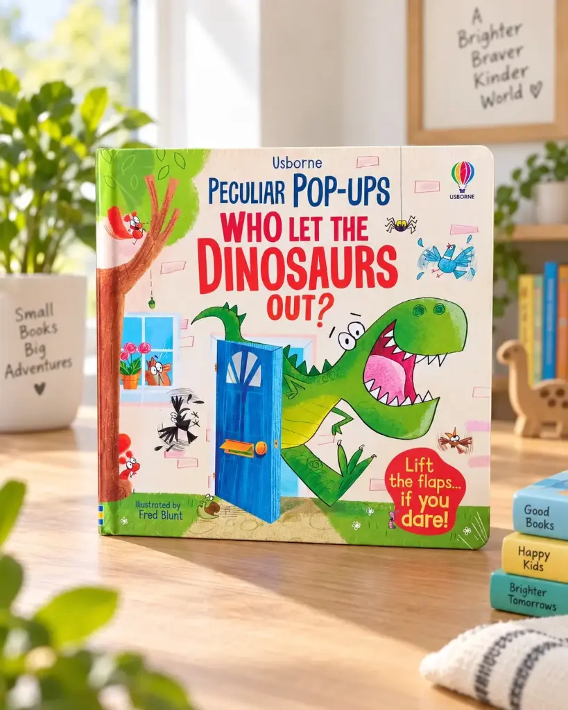Usborne: Peculiar Pop-Ups Who Let The Dinosaurus Out?