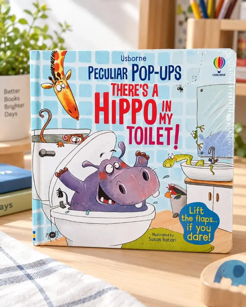 Usborne: Peculiar Pop-Ups There's a Hippo in My Toilet!