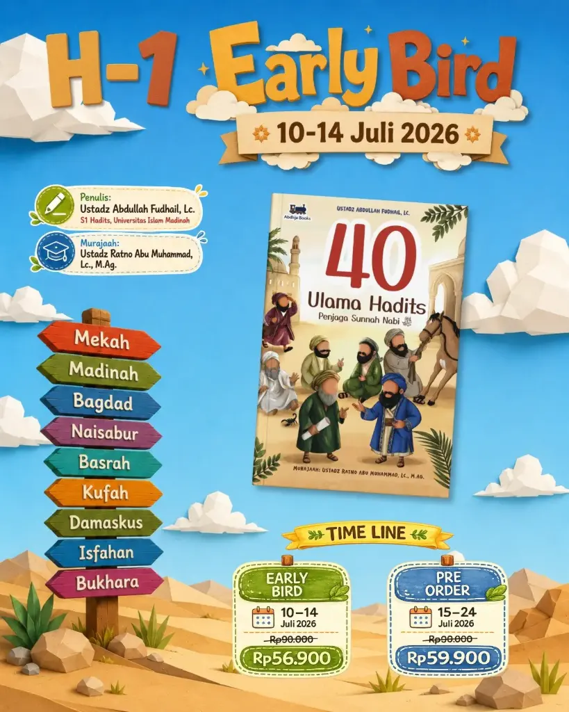 (Early Bird) 40 Ulama Hadits Penjaga Sunnah Nabi, Abdhija Books