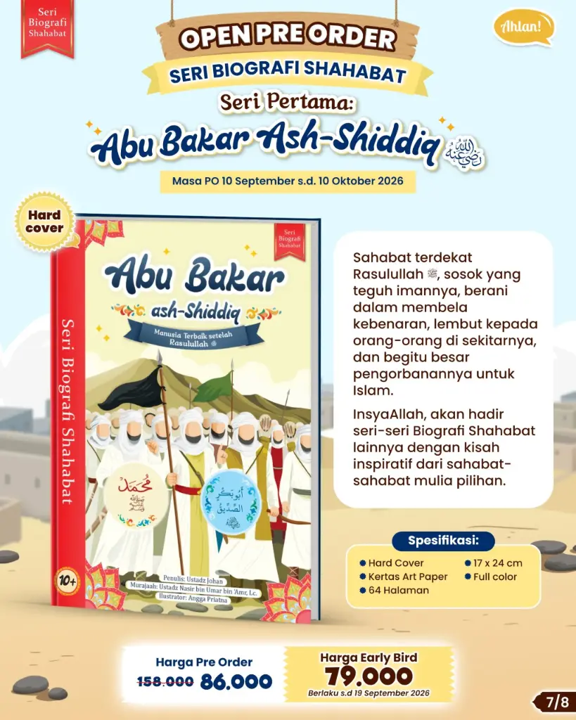 {Early Bird} Abu Bakar ash - Shiddiq (Hardcover), Ahlan