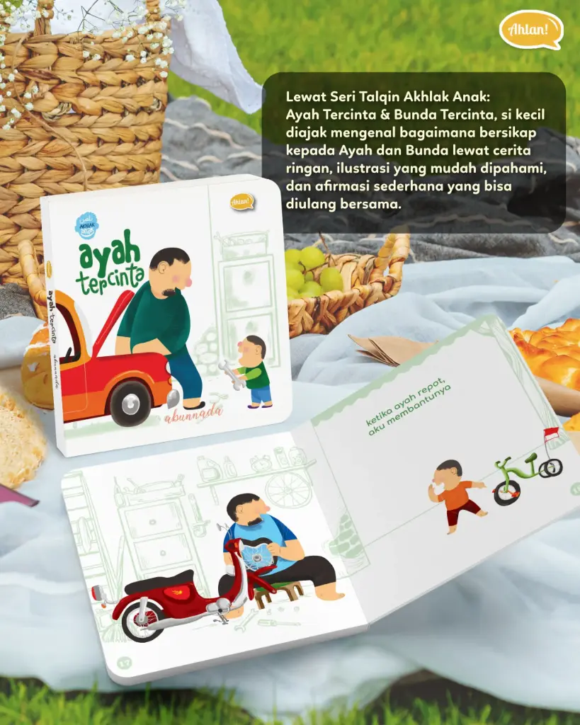 {Pre Order} Seri Talqin Akhlak: Ayah Tercinta (Boardbook), Ahlan