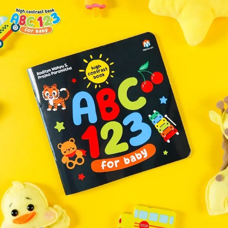 High Contrast Book - ABC 123 for Baby, Ziyad